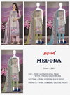 Medona 2609 By Bipson Pure Satin Digital Printed Dress Material Wholesale Shop In Surat